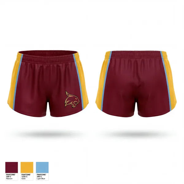 Womens Shorts, Explorer Bobcats, Men's Basketball, Teamtime, Team time, sublimation, custom sports apparel, team uniforms, spirit wear, spiritwear, sports uniforms, custom shirts, team store, custom team store, fundraiser sports, apparel fundraiser