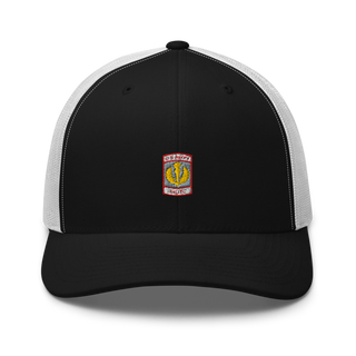 Lewis County Lions 17232794 Retro Trucker Hat | Yupoong 6606