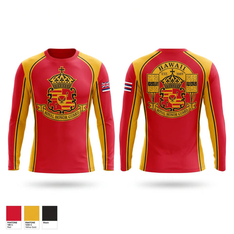 Long Sleeve Performance Shirt, Hawaii Royal Honor Guard, , Teamtime, Team time, sublimation, custom sports apparel, team uniforms, spirit wear, spiritwear, sports uniforms, custom shirts, team store, custom team store, fundraiser sports, apparel fundraiser