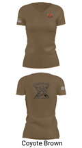 HQBN 89594043 Women's Short Sleeve V-neck Shirt - 8