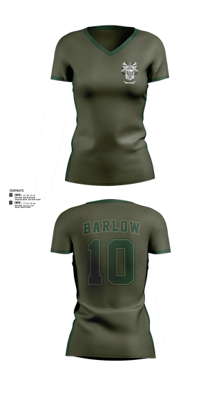 Womens Short Sleeve Vneck Shirt, Barlow, Marines, Teamtime, Team time, sublimation, custom sports apparel, team uniforms, spirit wear, spiritwear, sports uniforms, custom shirts, team store, custom team store, fundraiser sports, apparel fundraiser