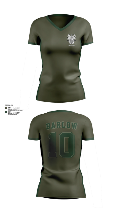 Barlow Women's Short Sleeve V-neck Shirt - 2