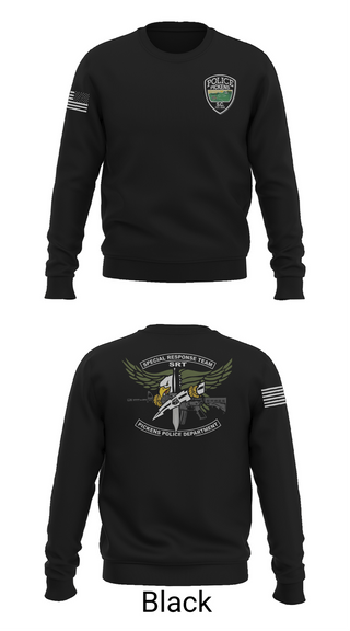 Crew Neck Sweatshirt, Pickens Police Department Special Response Team, Police, Teamtime, Team time, sublimation, custom sports apparel, team uniforms, spirit wear, spiritwear, sports uniforms, custom shirts, team store, custom team store, fundraiser sports, apparel fundraiser