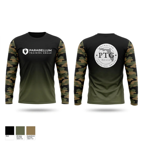 Long Sleeve Performance Shirt, Parabellum Training Group, , Teamtime, Team time, sublimation, custom sports apparel, team uniforms, spirit wear, spiritwear, sports uniforms, custom shirts, team store, custom team store, fundraiser sports, apparel fundraiser