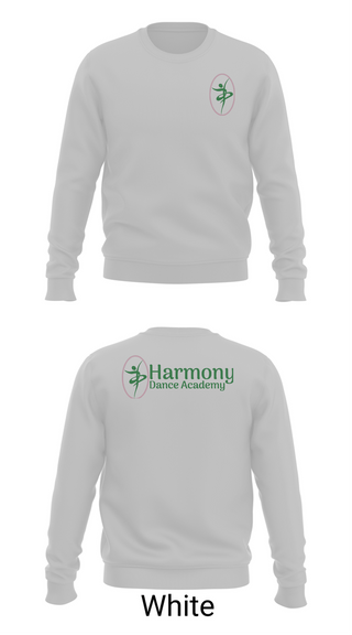 Crew Neck Sweatshirt, Harmony Dance Academy, Cheer, Teamtime, Team time, sublimation, custom sports apparel, team uniforms, spirit wear, spiritwear, sports uniforms, custom shirts, team store, custom team store, fundraiser sports, apparel fundraiser
