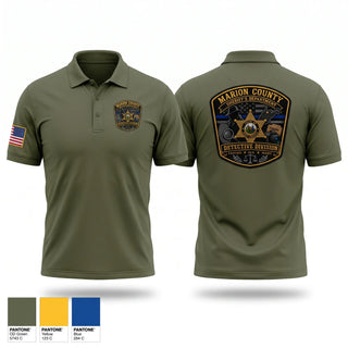 Short Sleeve Performance Polo, Detective Division, Police, Teamtime, Team time, sublimation, custom sports apparel, team uniforms, spirit wear, spiritwear, sports uniforms, custom shirts, team store, custom team store, fundraiser sports, apparel fundraiser