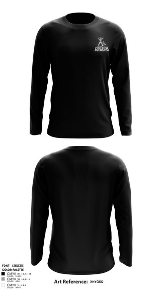 Long Sleeve Performance Shirt, Ballbarians, Men's Volleyball, Teamtime, Team time, sublimation, custom sports apparel, team uniforms, spirit wear, spiritwear, sports uniforms, custom shirts, team store, custom team store, fundraiser sports, apparel fundraiser