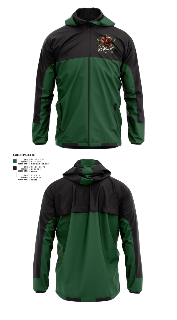Windbreaker, Lumberjacks, Women's Basketball, Teamtime, Team time, sublimation, custom sports apparel, team uniforms, spirit wear, spiritwear, sports uniforms, custom shirts, team store, custom team store, fundraiser sports, apparel fundraiser