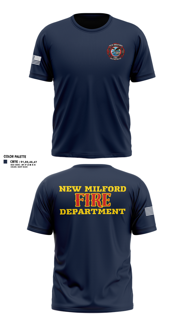 Short Sleeve Performance Shirt, New Milford Fire department, Fire Department, Teamtime, Team time, sublimation, custom sports apparel, team uniforms, spirit wear, spiritwear, sports uniforms, custom shirts, team store, custom team store, fundraiser sports, apparel fundraiser
