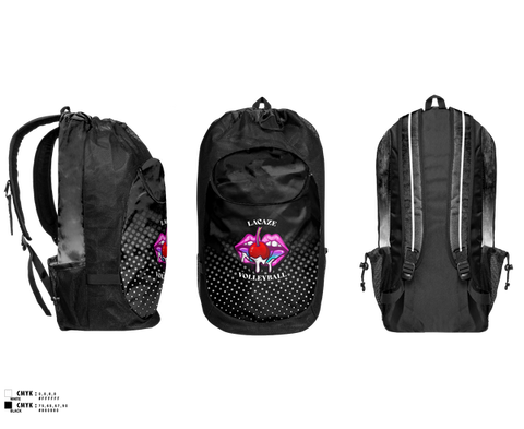 Gear Bag, LaCaze, Women's Volleyball, Teamtime, Team time, sublimation, custom sports apparel, team uniforms, spirit wear, spiritwear, sports uniforms, custom shirts, team store, custom team store, fundraiser sports, apparel fundraiser