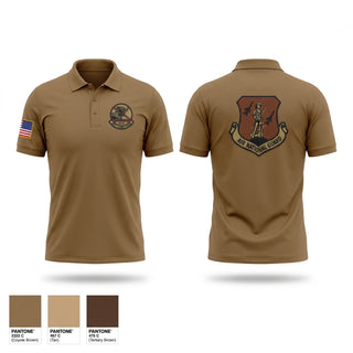 Short Sleeve Performance Polo, 125th OG Det 1, Air Force, Teamtime, Team time, sublimation, custom sports apparel, team uniforms, spirit wear, spiritwear, sports uniforms, custom shirts, team store, custom team store, fundraiser sports, apparel fundraiser