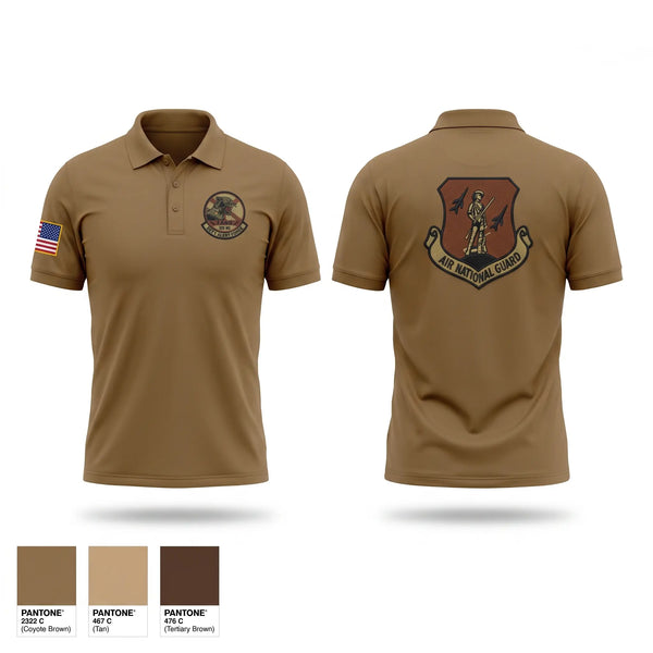 Short Sleeve Performance Polo, 125th OG Det 1, Air Force, Teamtime, Team time, sublimation, custom sports apparel, team uniforms, spirit wear, spiritwear, sports uniforms, custom shirts, team store, custom team store, fundraiser sports, apparel fundraiser