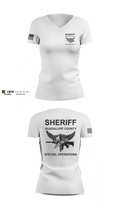 Guadalupe County SWAT 67708062 Women's Short Sleeve V-neck Shirt - 3