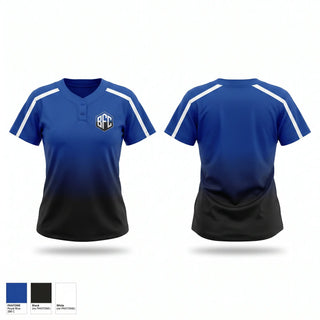 Two Button Softball Jersey, Express, Softball, Teamtime, Team time, sublimation, custom sports apparel, team uniforms, spirit wear, spiritwear, sports uniforms, custom shirts, team store, custom team store, fundraiser sports, apparel fundraiser