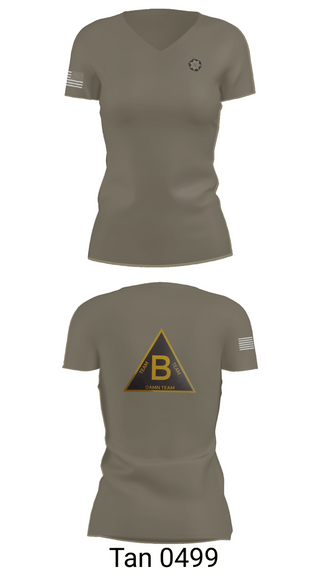 Womens Short Sleeve Vneck Shirt, Greenville County Sheriff’s Office - Bravo Platoon, Police, Teamtime, Team time, sublimation, custom sports apparel, team uniforms, spirit wear, spiritwear, sports uniforms, custom shirts, team store, custom team store, fundraiser sports, apparel fundraiser