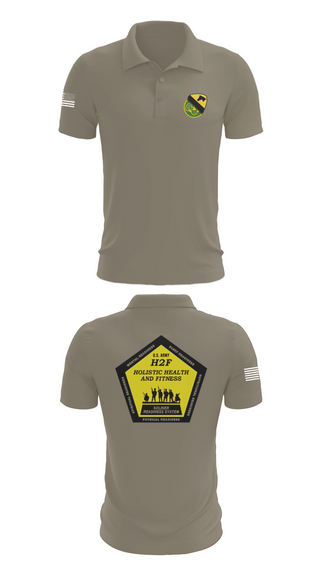 Short Sleeve Performance Polo, 1st Cav 3CR, , Teamtime, Team time, sublimation, custom sports apparel, team uniforms, spirit wear, spiritwear, sports uniforms, custom shirts, team store, custom team store, fundraiser sports, apparel fundraiser