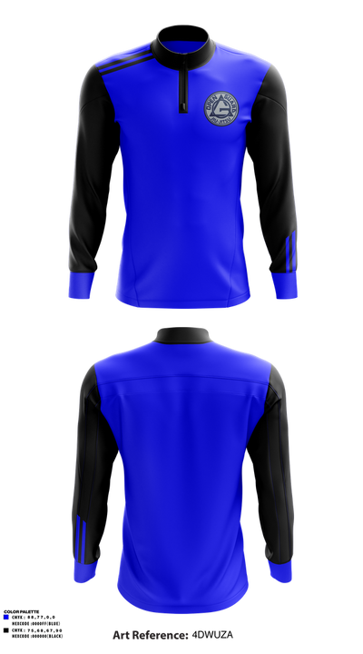 Open Guard BJJ 13780939 Quarter Zip Jacket - 1