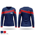 Tourists Women's Long Sleeve V-neck Shirt - 1