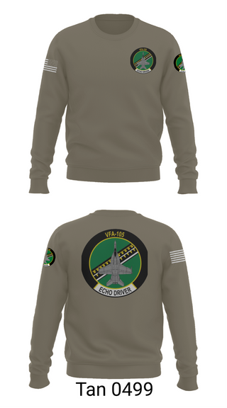 Crew Neck Sweatshirt, VFA-105, , Teamtime, Team time, sublimation, custom sports apparel, team uniforms, spirit wear, spiritwear, sports uniforms, custom shirts, team store, custom team store, fundraiser sports, apparel fundraiser