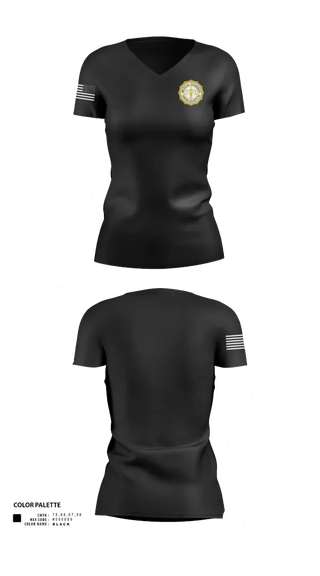 Womens Short Sleeve Vneck Shirt, UCMEO, EMS/EMT, Teamtime, Team time, sublimation, custom sports apparel, team uniforms, spirit wear, spiritwear, sports uniforms, custom shirts, team store, custom team store, fundraiser sports, apparel fundraiser