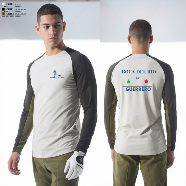Long Sleeve Performance Shirt, Playa Boca del Rio Gro.Mx, Golf, Teamtime, Team time, sublimation, custom sports apparel, team uniforms, spirit wear, spiritwear, sports uniforms, custom shirts, team store, custom team store, fundraiser sports, apparel fundraiser