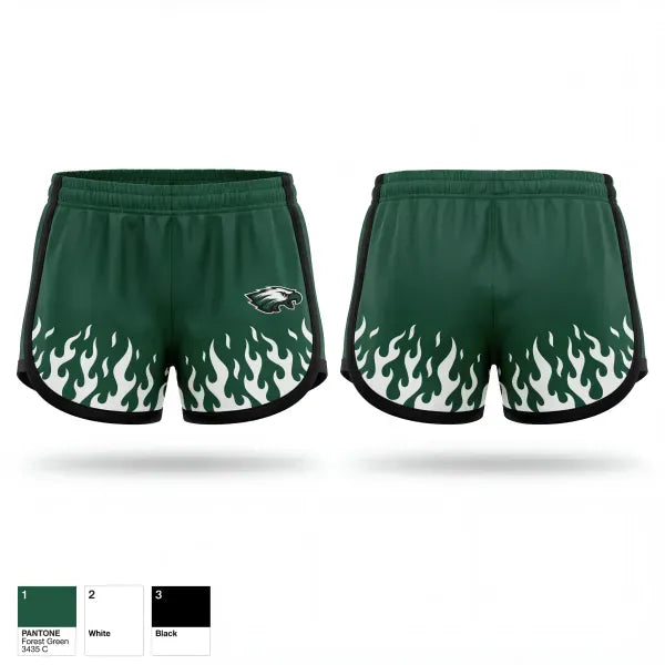 Womens Shorts, East Henderson High School, Track & Field, Teamtime, Team time, sublimation, custom sports apparel, team uniforms, spirit wear, spiritwear, sports uniforms, custom shirts, team store, custom team store, fundraiser sports, apparel fundraiser