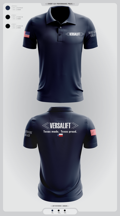 Versalift Short Sleeve Performance Polo - 1