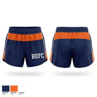Womens Shorts, BUFC, Men's Soccer, Teamtime, Team time, sublimation, custom sports apparel, team uniforms, spirit wear, spiritwear, sports uniforms, custom shirts, team store, custom team store, fundraiser sports, apparel fundraiser