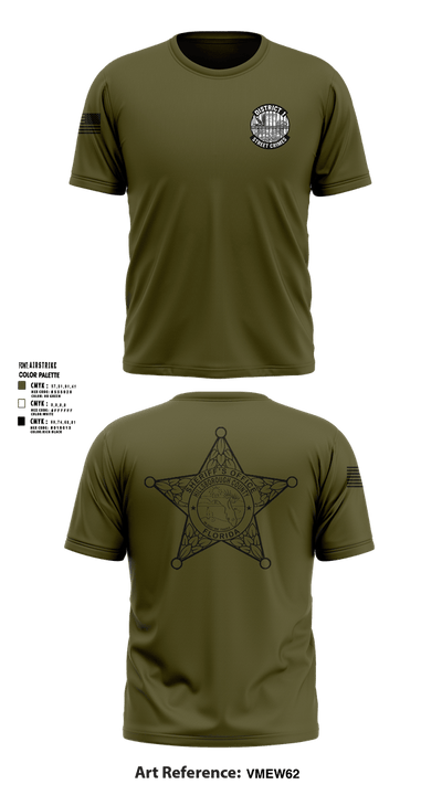 District I Street Crimes 1468514 Short Sleeve Performance Shirt - 110
