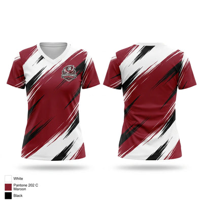 Hurricanes Women's Short Sleeve V-neck Shirt - 1