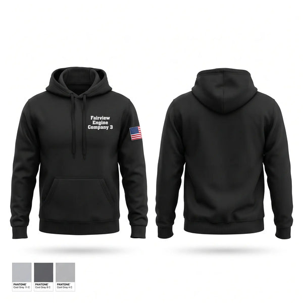 Hoodie, Fairview Engine Company 3, Fire Department, Teamtime, Team time, sublimation, custom sports apparel, team uniforms, spirit wear, spiritwear, sports uniforms, custom shirts, team store, custom team store, fundraiser sports, apparel fundraiser