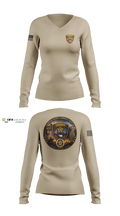 Bryan County Sheriff’s Office Women's Long Sleeve V-neck Shirt - 6