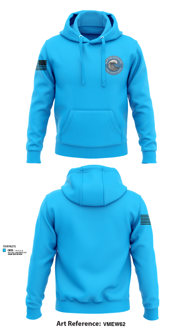 Hoodie, Blue Tide Battalion, , Teamtime, Team time, sublimation, custom sports apparel, team uniforms, spirit wear, spiritwear, sports uniforms, custom shirts, team store, custom team store, fundraiser sports, apparel fundraiser