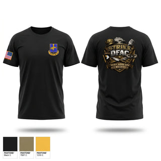 Old School Cotton Feel Shirt, STRIKE DFAC, Army, Teamtime, Team time, sublimation, custom sports apparel, team uniforms, spirit wear, spiritwear, sports uniforms, custom shirts, team store, custom team store, fundraiser sports, apparel fundraiser