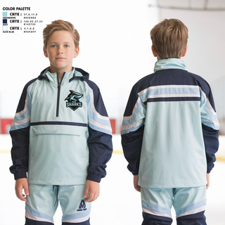Windbreaker, Thunder Sharks, Ice Hockey, Teamtime, Team time, sublimation, custom sports apparel, team uniforms, spirit wear, spiritwear, sports uniforms, custom shirts, team store, custom team store, fundraiser sports, apparel fundraiser