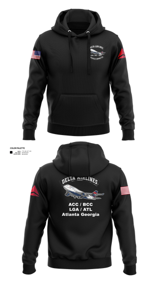 Hoodie, Delta Airlines, , Teamtime, Team time, sublimation, custom sports apparel, team uniforms, spirit wear, spiritwear, sports uniforms, custom shirts, team store, custom team store, fundraiser sports, apparel fundraiser