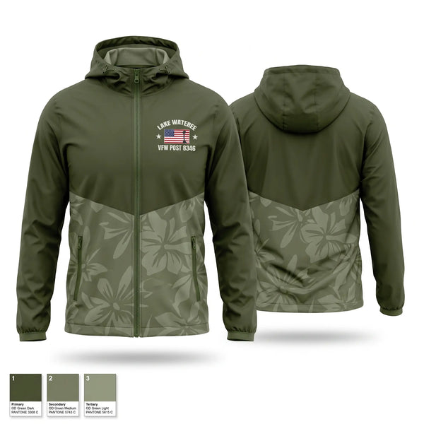 Windbreaker, VFW Post 8346, , Teamtime, Team time, sublimation, custom sports apparel, team uniforms, spirit wear, spiritwear, sports uniforms, custom shirts, team store, custom team store, fundraiser sports, apparel fundraiser