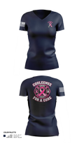 Cooleemee fire department Women's Short Sleeve V-neck Shirt - 22