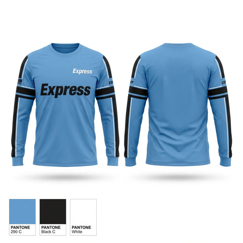 Long Sleeve Performance Shirt, Express, Softball, Teamtime, Team time, sublimation, custom sports apparel, team uniforms, spirit wear, spiritwear, sports uniforms, custom shirts, team store, custom team store, fundraiser sports, apparel fundraiser