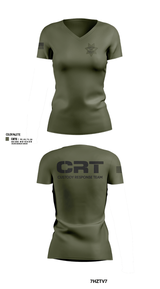 Womens Short Sleeve Vneck Shirt, Solano County Sheriff CRT, Police, Teamtime, Team time, sublimation, custom sports apparel, team uniforms, spirit wear, spiritwear, sports uniforms, custom shirts, team store, custom team store, fundraiser sports, apparel fundraiser