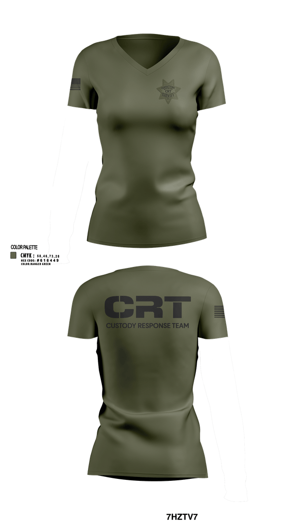 Womens Short Sleeve Vneck Shirt, Solano County Sheriff CRT, Police, Teamtime, Team time, sublimation, custom sports apparel, team uniforms, spirit wear, spiritwear, sports uniforms, custom shirts, team store, custom team store, fundraiser sports, apparel fundraiser