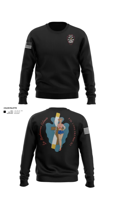 B Co. 1/114th S&S Crew Neck Sweatshirt - 120