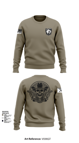 Crew Neck Sweatshirt, Desperados, , Teamtime, Team time, sublimation, custom sports apparel, team uniforms, spirit wear, spiritwear, sports uniforms, custom shirts, team store, custom team store, fundraiser sports, apparel fundraiser