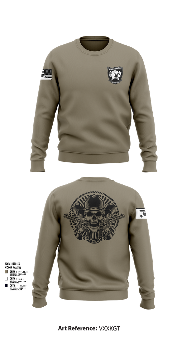 Crew Neck Sweatshirt, Desperados, , Teamtime, Team time, sublimation, custom sports apparel, team uniforms, spirit wear, spiritwear, sports uniforms, custom shirts, team store, custom team store, fundraiser sports, apparel fundraiser