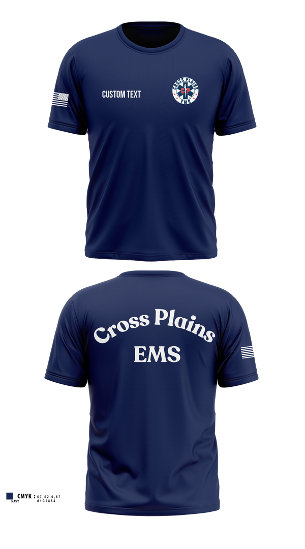 Old School Cotton Feel Shirt, Cross Plains Area EMS, EMS/EMT, Teamtime, Team time, sublimation, custom sports apparel, team uniforms, spirit wear, spiritwear, sports uniforms, custom shirts, team store, custom team store, fundraiser sports, apparel fundraiser