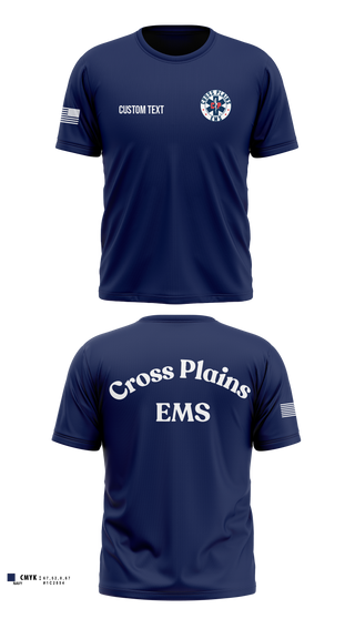 Short Sleeve Performance Shirt, Cross Plains Area EMS, EMS/EMT, Teamtime, Team time, sublimation, custom sports apparel, team uniforms, spirit wear, spiritwear, sports uniforms, custom shirts, team store, custom team store, fundraiser sports, apparel fundraiser