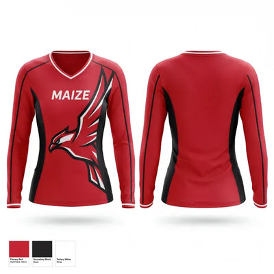 Maize 49178119 Women's Long Sleeve V-neck Shirt - 1