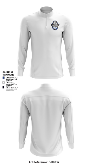 Quarter Zip Jacket, North Chesapeake Football Club, Men's Soccer, Teamtime, Team time, sublimation, custom sports apparel, team uniforms, spirit wear, spiritwear, sports uniforms, custom shirts, team store, custom team store, fundraiser sports, apparel fundraiser