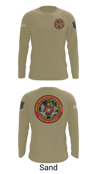 Marine Corps Security Forces Battalion 39264653 Long Sleeve Performance Shirt 82