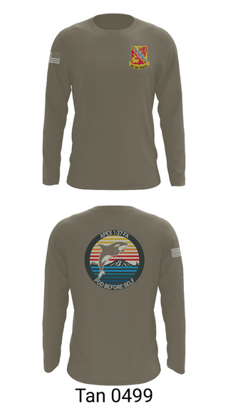 Long Sleeve Performance Shirt, A BTRY, 1-37FAR, , Teamtime, Team time, sublimation, custom sports apparel, team uniforms, spirit wear, spiritwear, sports uniforms, custom shirts, team store, custom team store, fundraiser sports, apparel fundraiser